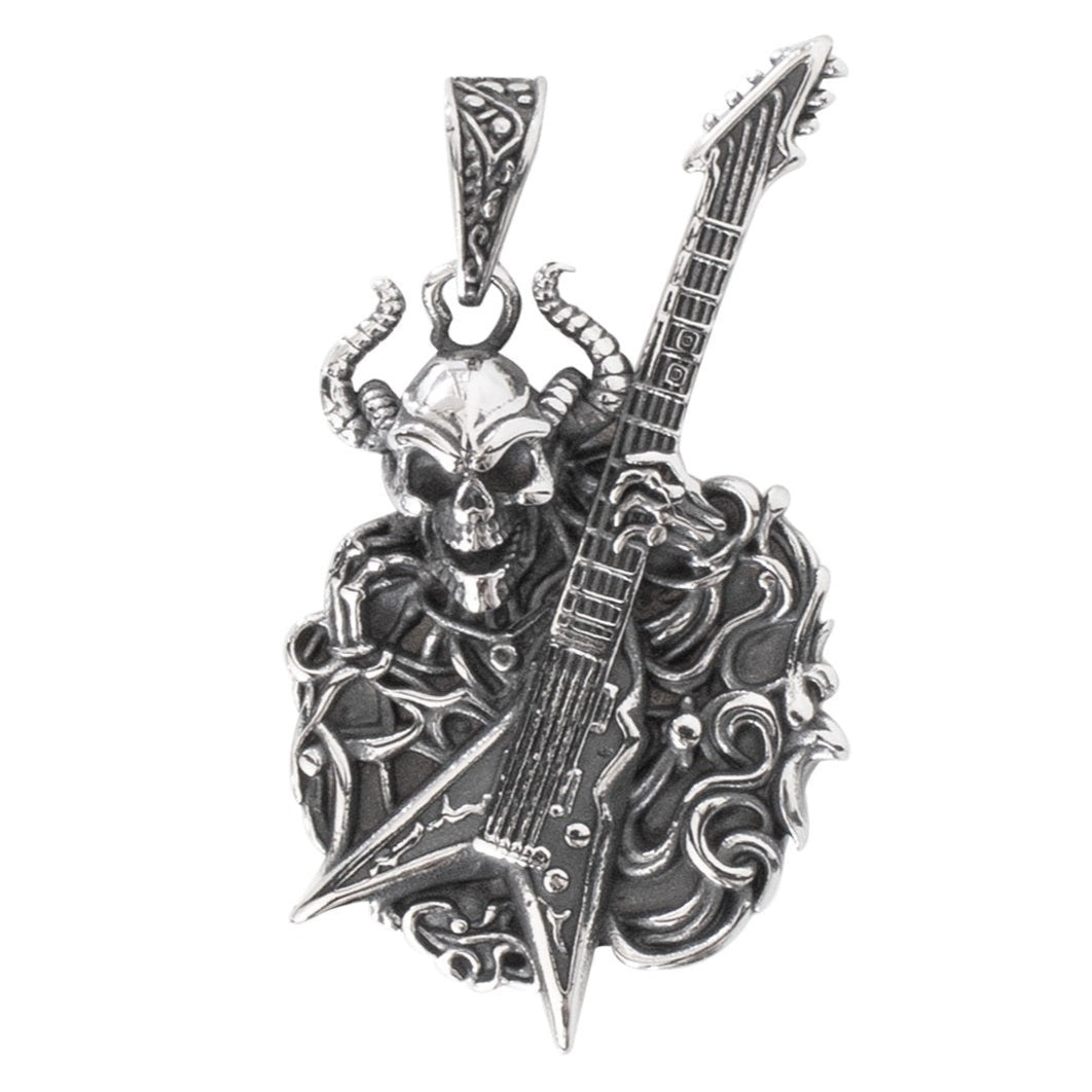 PENDANT SKULL GUITAR