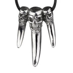 PENDANT STEEL SKULL CLAW