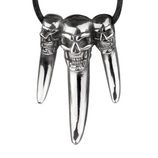 PENDANT STEEL SKULL CLAW