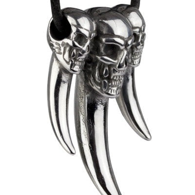 PENDANT STEEL SKULL CLAW