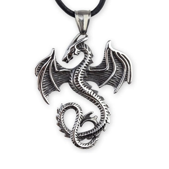 DRAGON PENDANT IN STAINLESS STEEL