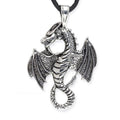BIG DRAGON PENDANT IN STAINLESS STEEL