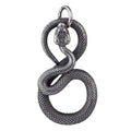 STEEL PENDANT BIG SNAKE