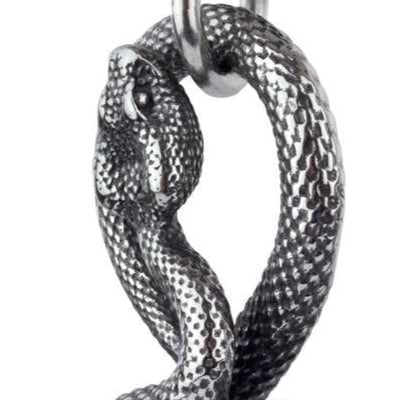 STEEL PENDANT BIG SNAKE