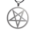 PENDANT STEEL PLAIN PENTAGRAM