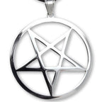 PENDANT STEEL PLAIN PENTAGRAM