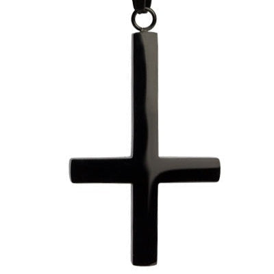 SMALL PENDANT BLACK CROSS