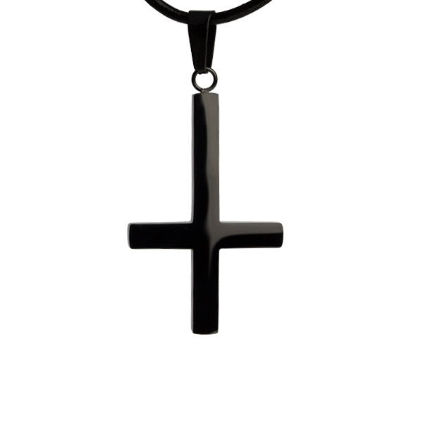 SMALL PENDANT BLACK CROSS