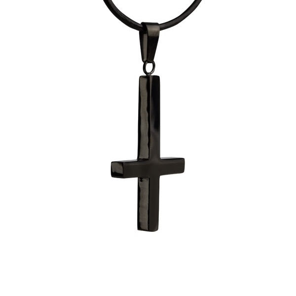 SMALL PENDANT BLACK CROSS