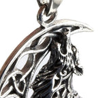 PENDANT HOWLING WOLF IN MOON