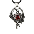 PENDANT WINGS WITH RED STONE