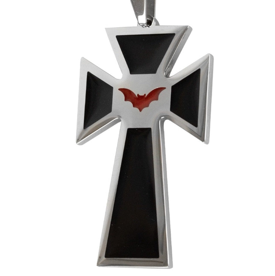 PENDANT BIG BAT CROSS