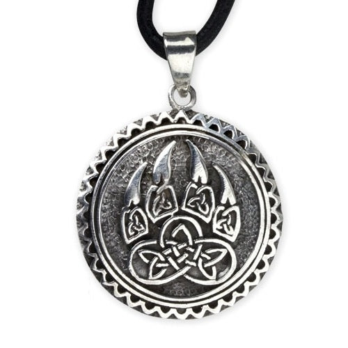 Pendant steel Bear Paw