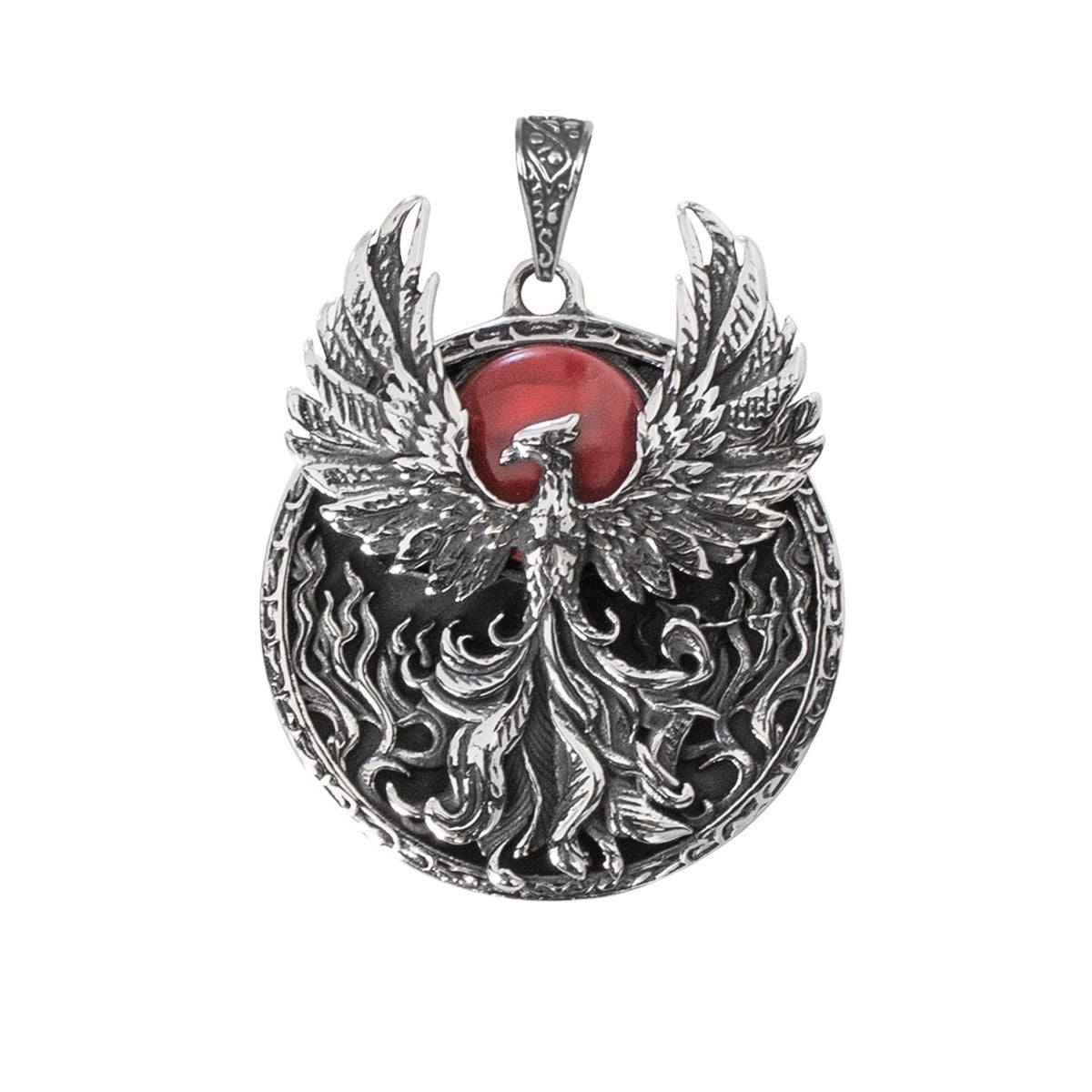 STAINLESS STEEL PENDANT PHOENIX