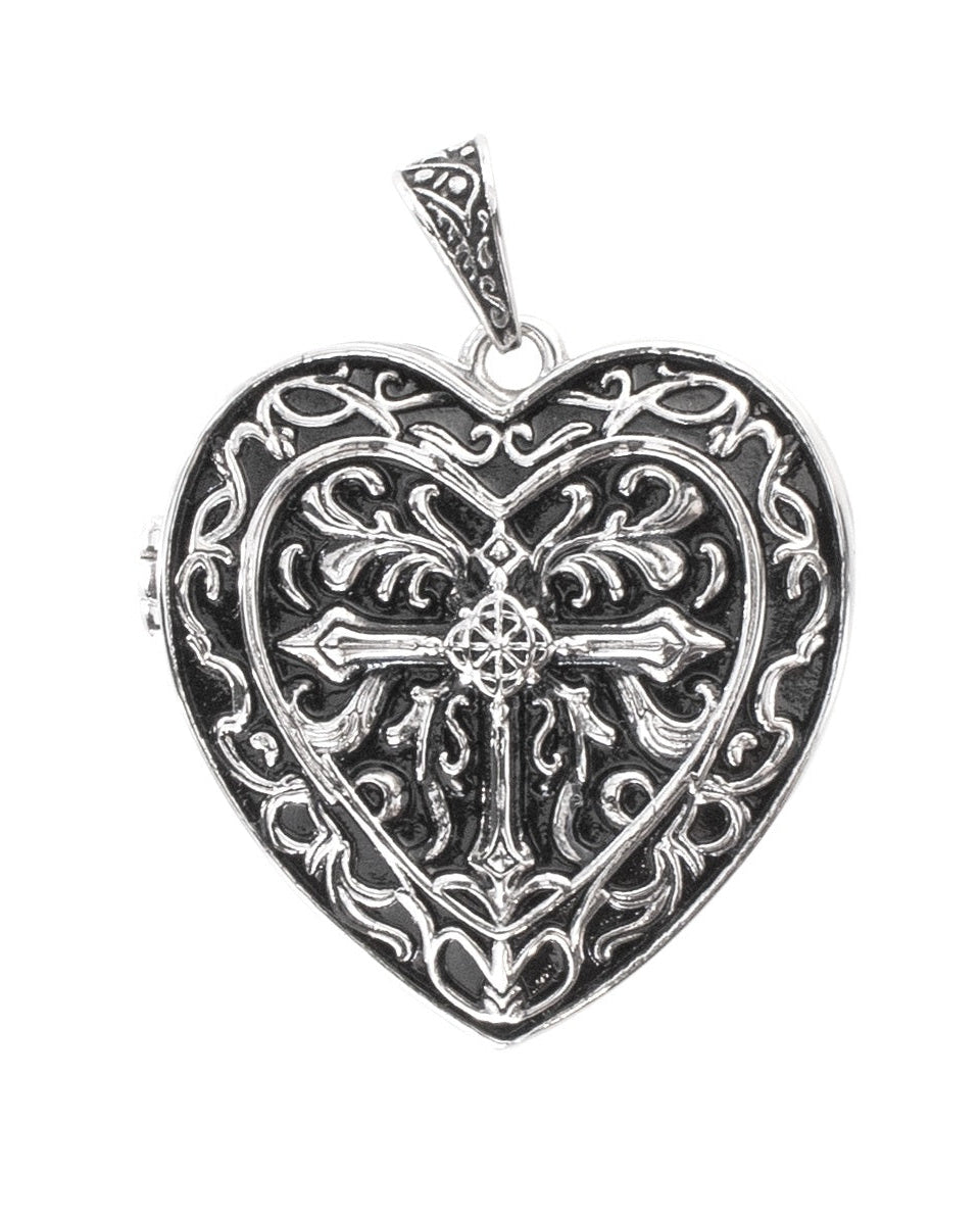 PENDANT CROSS ON THE HEART