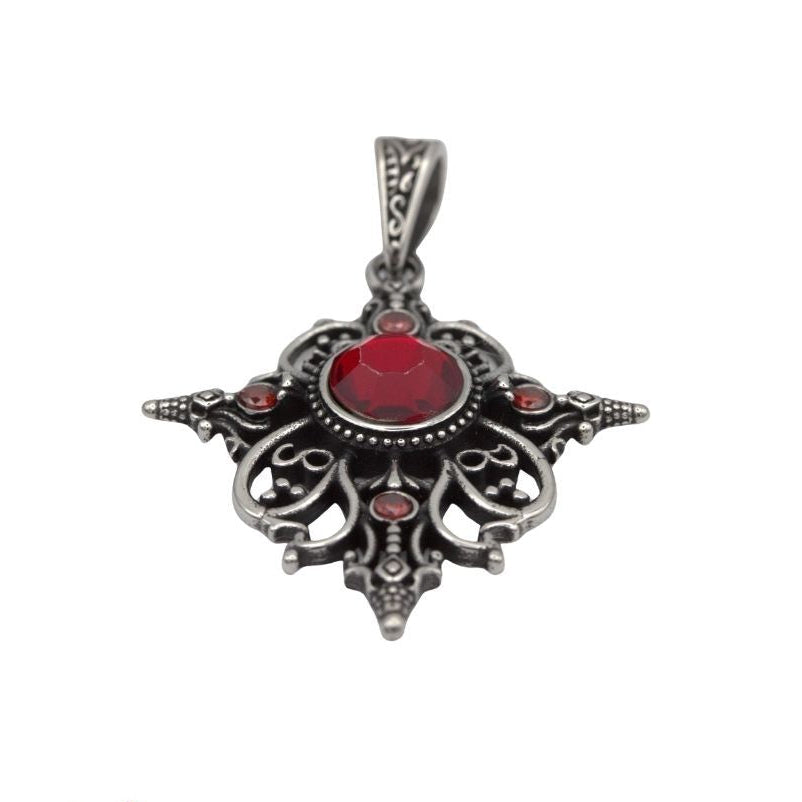Arwen Stainless Steel Pendant with Cubic Zirconia