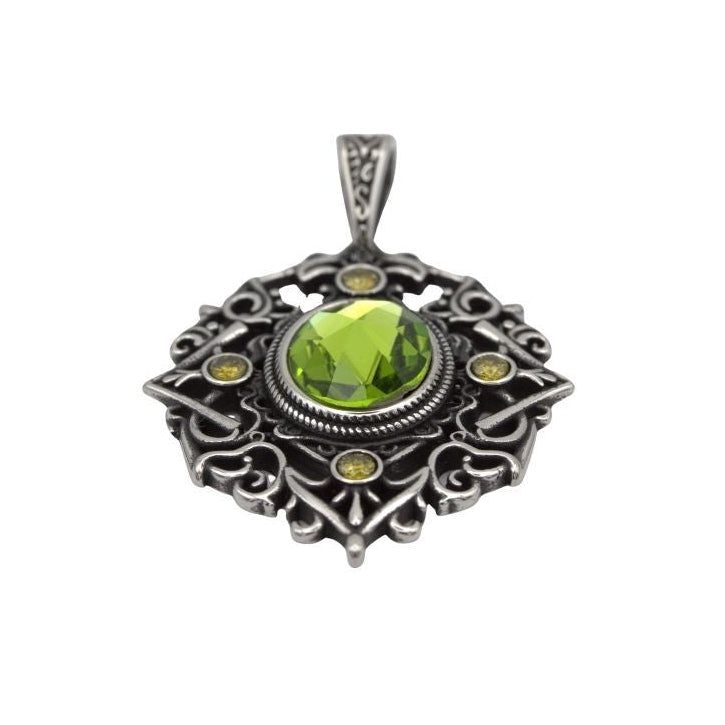 pendant Ranya stainless steel with stone