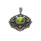 pendant Ranya stainless steel with stone
