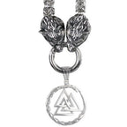 WOLF HEADS NECKLACE