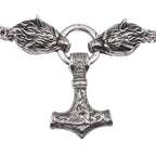 WOLF HEADS NECKLACE
