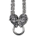 WOLF HEADS NECKLACE