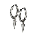 STEEL EARRINGS SPIKE