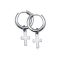 EARRINGS WITH CROSS