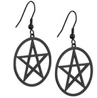Kõrvarõngad Must Pentagram