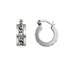 MESH STEEL MATTE EARRINGS