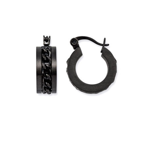 EARRINGS MESH STEEL