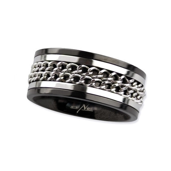 TWO CHAINS STEEL RING