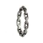 STEEL RING TINY CHAIN