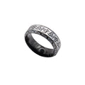 Stainless steel ring with antique look and celtic design and meant for friendship or partner ring, Ring width 8 mm, Material: stainless steel.