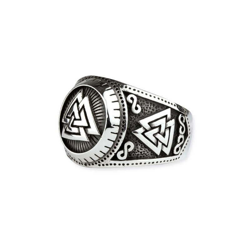 Ring Height: approx. 1.7 cm, Material: stainless steel.