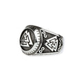 Ring Height: approx. 1.7 cm, Material: stainless steel.