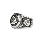 Ring Height: approx. 1.7 cm, Material: stainless steel.