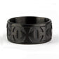 Black Iron Cross Ring