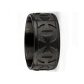 BLACK IRON CROSS RING