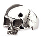 POLISHED STEEL SKULL RING