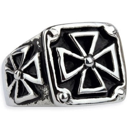 Terasest Sõrmus Must Raudrist 