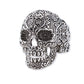 ORNAMENT SKULL STEEL RING