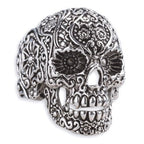 ORNAMENT SKULL STEEL RING