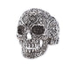 ORNAMENT SKULL STEEL RING