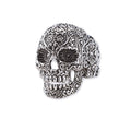 Stainless steel ring Ornament Sugar Skull Size: 2.7 cm high, Material: stainless steel.