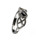 CELTIC CRYSTAL STEEL RING