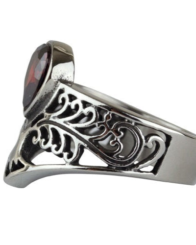TREE OF LIFE STEEL RING