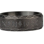 Antique look ring Runes