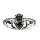 CLADDAGH STEEL RING