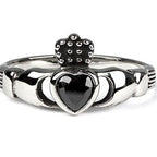 CLADDAGH STEEL RING