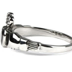 CLADDAGH STEEL RING